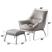 Jabel - Accent Chair & Ottoman - R&R Furniture Gallery (Fountain Valley, CA)