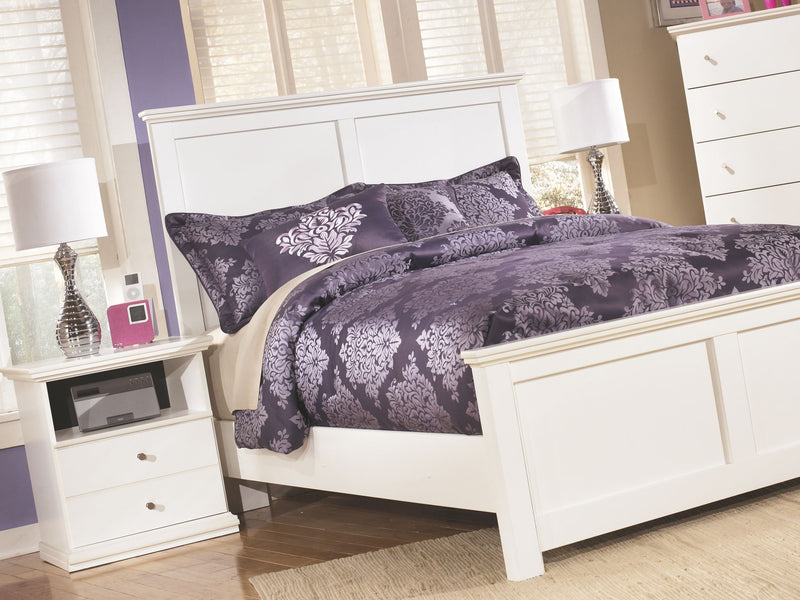 Bostwick Shoals - One Drawer Night Stand - White - R&R Furniture Gallery (Fountain Valley, CA)