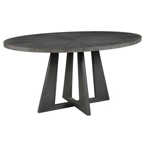 Pulsar - Round Walnut Dining Table - Gray