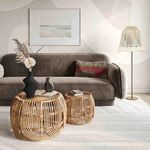 Azrina - Nesting Tables - Natural - R&R Furniture Gallery (Fountain Valley, CA)