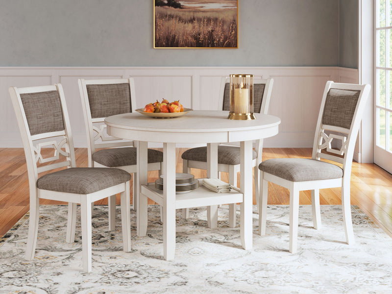 Erinberg - Dining Room Table Set (Set of 5) - Antique White - R&R Furniture Gallery (Fountain Valley, CA)