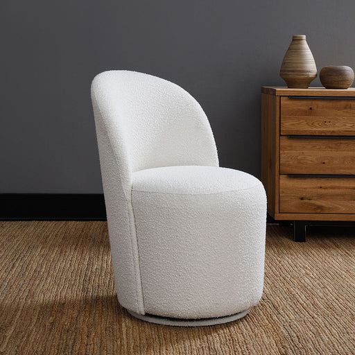 Hollis - Side Chair (Set of 2) - Beige Boucle - R&R Furniture Gallery (Fountain Valley, CA)