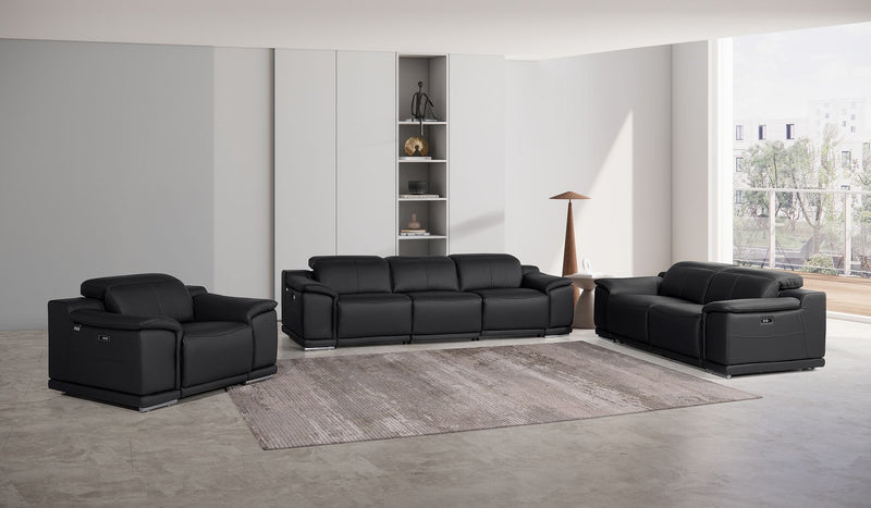 9762 - 6-Piece Modular Power Reclining Sofa, Loveseat And Chair Set With 5 Power Recliners In - R&R Furniture Gallery (Fountain Valley, CA)