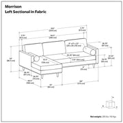 Morrison - Upholstered Sectional Sofa - R&R Furniture Gallery (Fountain Valley, CA)