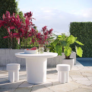 Delta - Concrete Side Table - R&R Furniture Gallery (Fountain Valley, CA)