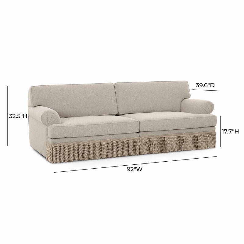 Yvette - Sofa - Warm Gray - R&R Furniture Gallery (Fountain Valley, CA)