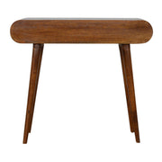 Solid Wood Curved Edge Console Table - R&R Furniture Gallery (Fountain Valley, CA)