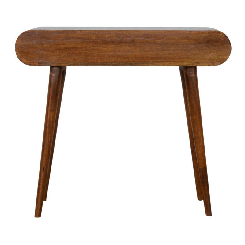 Solid Wood Curved Edge Console Table - R&R Furniture Gallery (Fountain Valley, CA)