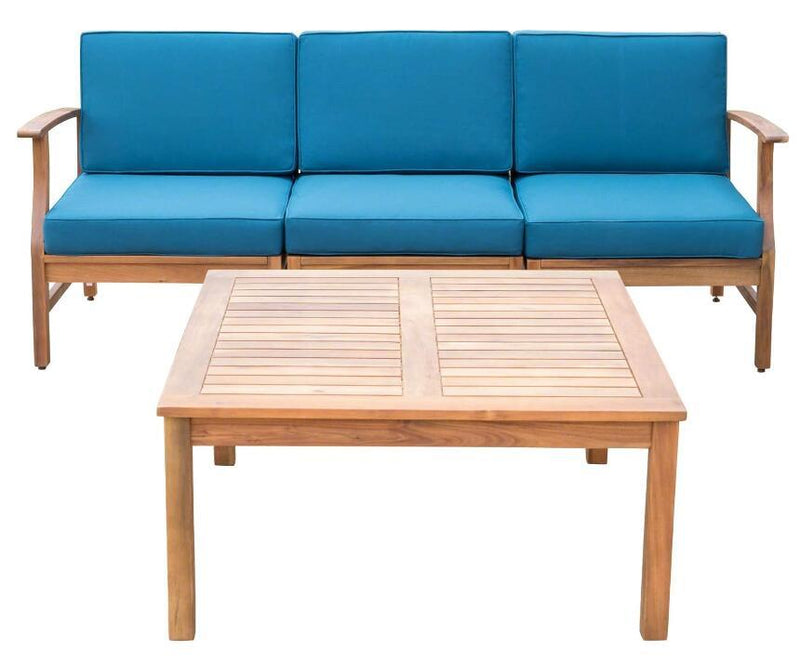 Perla - 3 Seater Sofa And Table Set - R&R Furniture Gallery (Fountain Valley, CA)