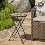 Silvester - End Table - Beige / Black - R&R Furniture Gallery (Fountain Valley, CA)