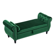 Luxurious Multifunctional Storage Ottoman Bench With Pillow - R&R Furniture Gallery (Fountain Valley, CA)