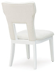 Chalanna - Dining Upholstered Side Chair (Set of 2) - White - R&R Furniture Gallery (Fountain Valley, CA)