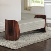 Jamonica - Bench - Gray & Dark Brown - R&R Furniture Gallery (Fountain Valley, CA)