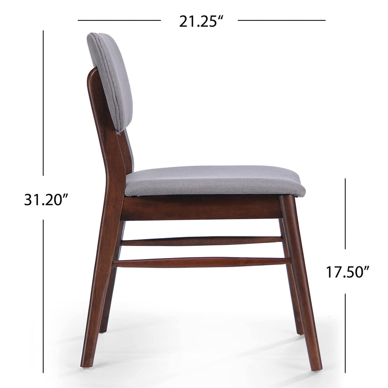 Upholstered Comfort Dining Chair (Set of 2) - R&R Furniture Gallery (Fountain Valley, CA)