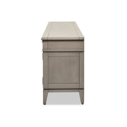 Dauphin - TV Stand Storage Display Console Table - Gray Cashmere - R&R Furniture Gallery (Fountain Valley, CA)