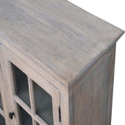 Triple Glazed Cabinet - Gray - R&R Furniture Gallery (Fountain Valley, CA)