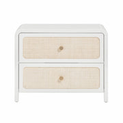 Patty - Rattan 2-Drawer Nightstand - R&R Furniture Gallery (Fountain Valley, CA)