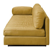Radia - Sofa With Pillow - Turmeric Top Grain Leather - R&R Furniture Gallery (Fountain Valley, CA)