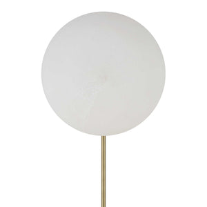 New Moon - Sconce - White / Bright Brass