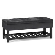 Cosmopolitan - Storage Ottoman Bench With Open Bottom - R&R Furniture Gallery (Fountain Valley, CA)