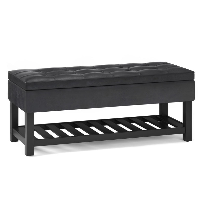Cosmopolitan - Storage Ottoman Bench With Open Bottom - R&R Furniture Gallery (Fountain Valley, CA)