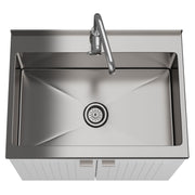 Murphy - Laundry Cabinet & Faucet And Stainless Steel Sink - R&R Furniture Gallery (Fountain Valley, CA)