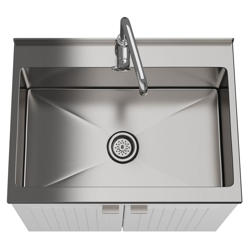 Murphy - Laundry Cabinet & Faucet And Stainless Steel Sink - R&R Furniture Gallery (Fountain Valley, CA)