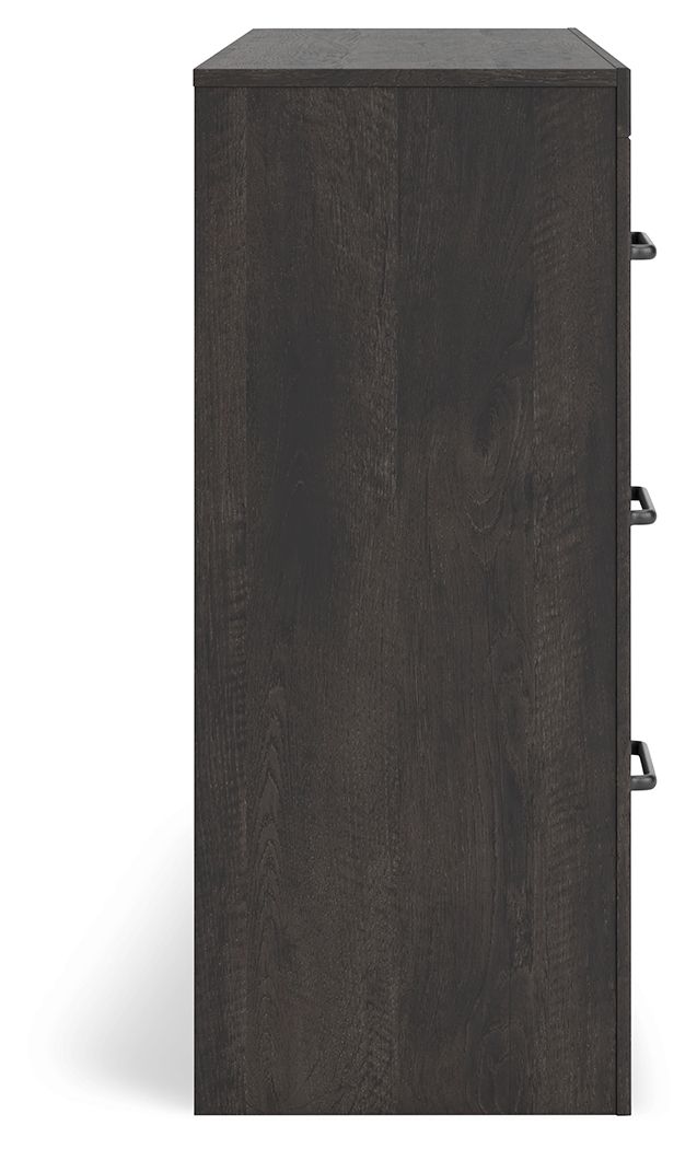Hollivern - Six Drawer Dresser - Dark Gray - R&R Furniture Gallery (Fountain Valley, CA)