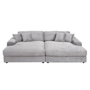 Hilde - Sectional Sofa With 4 Pillows - R&R Furniture Gallery (Fountain Valley, CA)