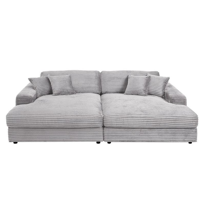 Hilde - Sectional Sofa With 4 Pillows - R&R Furniture Gallery (Fountain Valley, CA)