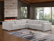 1208 - Leather Reclining Set (Sofa & Loveseat With 4 Power Recliners) - R&R Furniture Gallery (Fountain Valley, CA)