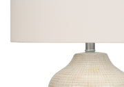 Table Lamp, Lighting, Ceramic, Contemporary - Cream - R&R Furniture Gallery (Fountain Valley, CA)