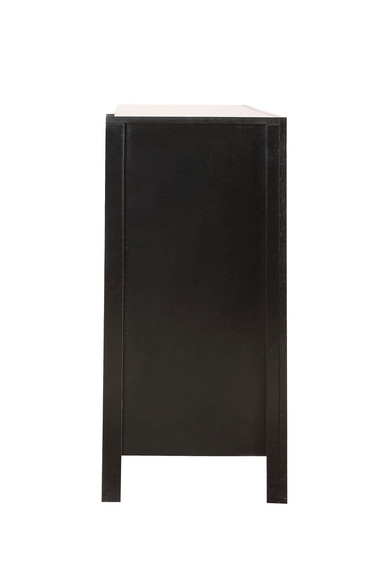 Elegant transitional dresser by Glory Furniture featuring sleek wood finish and spacious drawers for stylish storage.