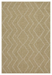 Earth - 5'3" X 7'3" Indoor, Outdoor Area Rug - Jute / White - R&R Furniture Gallery (Fountain Valley, CA)
