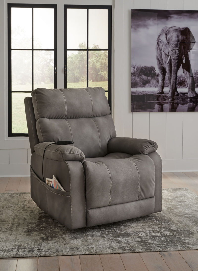 Next-Gen Durapella - Power Lift Recliner - R&R Furniture Gallery (Fountain Valley, CA)
