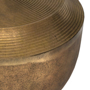 Timmons - Cast Aluminum Coffee Table - Brown - R&R Furniture Gallery (Fountain Valley, CA)