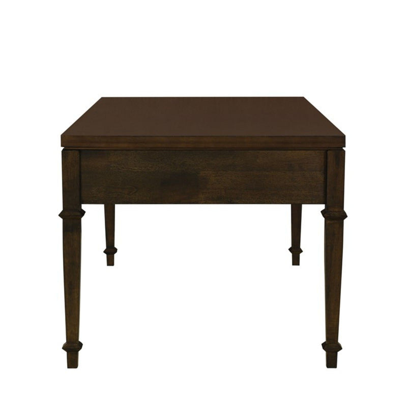 Fluted - 2 Drawer Coffee Table - Brown - R&R Furniture Gallery (Fountain Valley, CA)