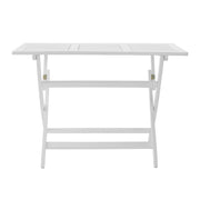 Blissique - Outdoor Foldable Wood Dining Table With Slat Design - R&R Furniture Gallery (Fountain Valley, CA)