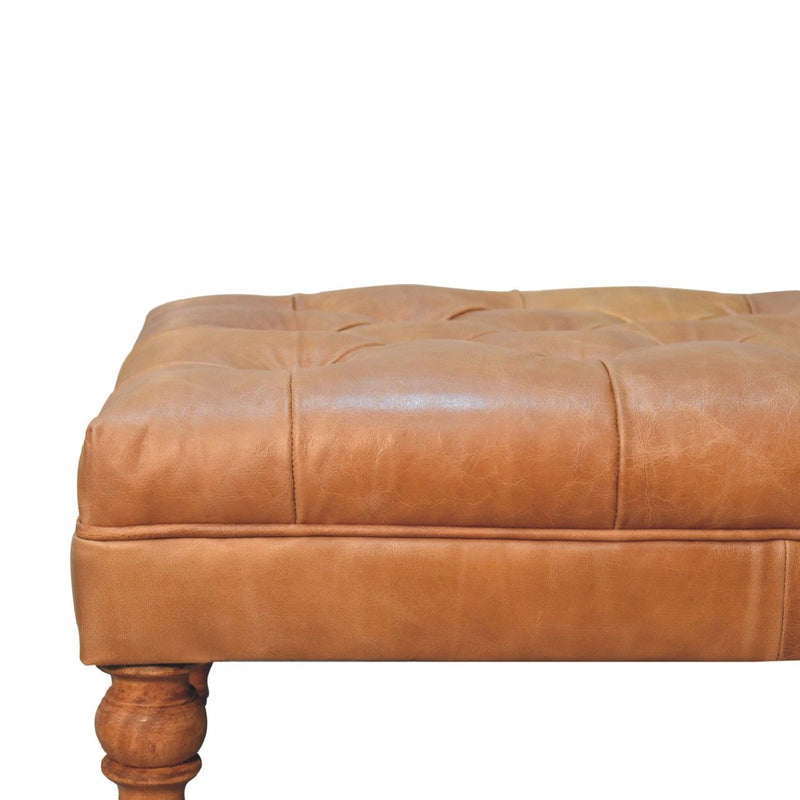Buffalo - Ottoman With Castor Legs - R&R Furniture Gallery (Fountain Valley, CA)