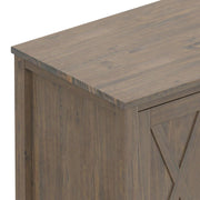 Ela - TV Media Stand - Smoky Brown - R&R Furniture Gallery (Fountain Valley, CA)