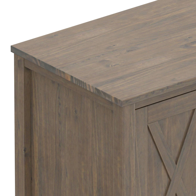 Ela - TV Media Stand - Smoky Brown - R&R Furniture Gallery (Fountain Valley, CA)