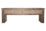Qena - 4 Drawer Console Table - Butterwood Blend - R&R Furniture Gallery (Fountain Valley, CA)