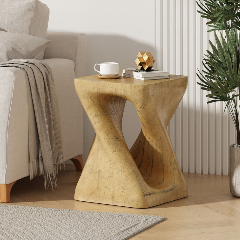 Twist Shape Side Table - R&R Furniture Gallery (Fountain Valley, CA)