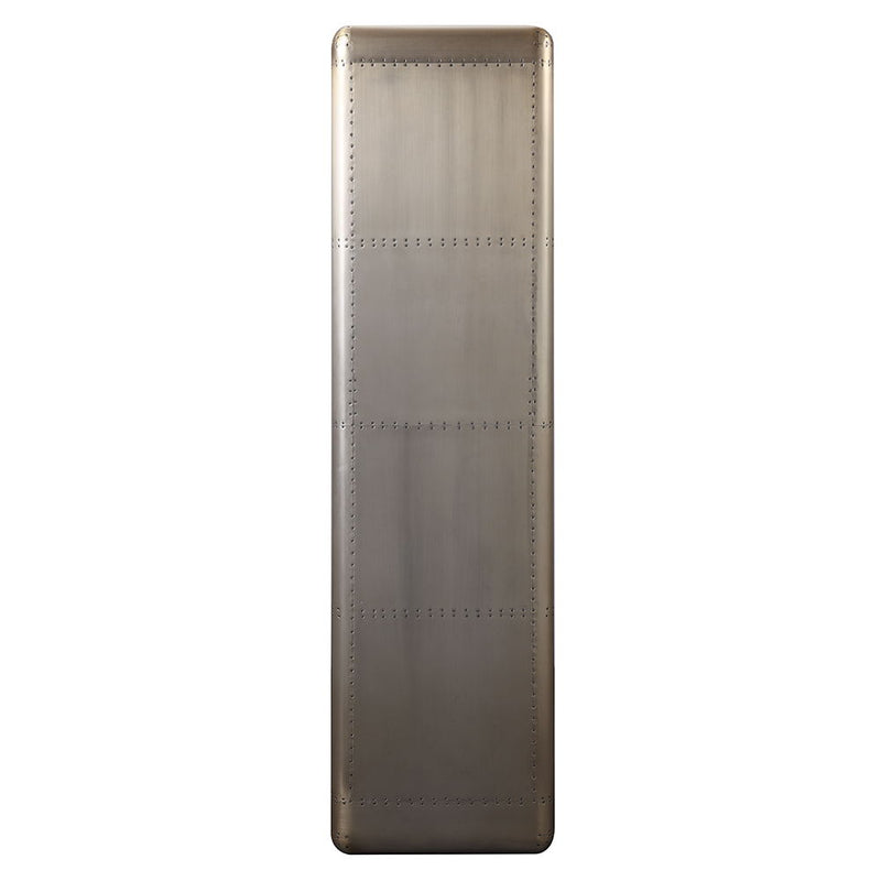 Jennavieve - Bookcase - Gold Aluminum - R&R Furniture Gallery (Fountain Valley, CA)