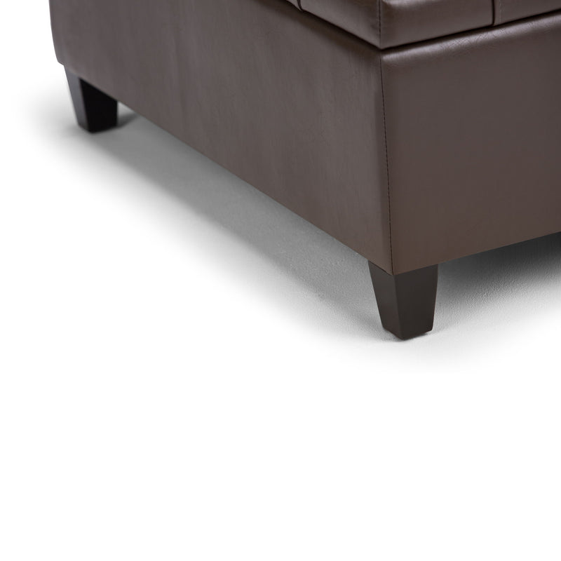 Harrison - Upholstered Coffee Table Storage Ottoman - R&R Furniture Gallery (Fountain Valley, CA)