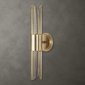 Cret - 2 Light LED Brass Sconce - Bronze