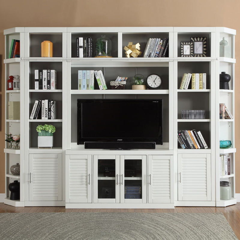 Catalina - TV Console - Cottage White - R&R Furniture Gallery (Fountain Valley, CA)