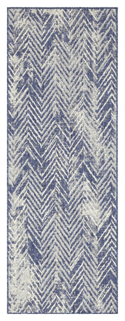 Sunshine - 5'3" X 7'3" Indoor & Outdoor Polypropylene Area Rug - Blue - R&R Furniture Gallery (Fountain Valley, CA)