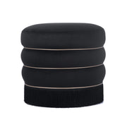 Lakka - Velvet Ottoman - R&R Furniture Gallery (Fountain Valley, CA)