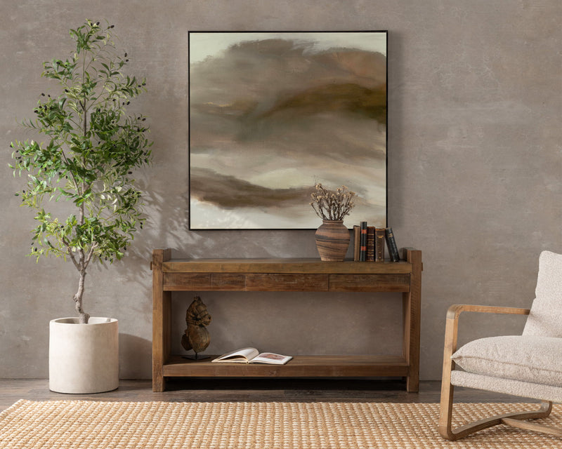 Marsa - 3 Drawer Console Table - Natural - R&R Furniture Gallery (Fountain Valley, CA)